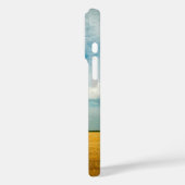 ゴールデンウィートフィールドと曇りブルースカイ Case-Mate iPhoneケース (裏面 / 左)