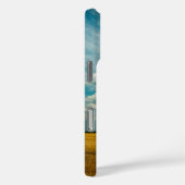 ゴールデンウィートフィールドと曇りブルースカイ Case-Mate iPhoneケース (裏面 / 右)