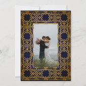 ゴールデンウィーヴドケルト結び目模様 サンキューカード (正面)