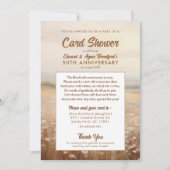 ゴールデンウェディングアニバーサリーカードシャワー招待状 招待状 (正面)