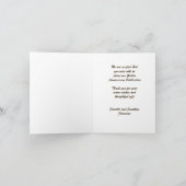 ゴールデンウェディングアニバーサリーサンキュー ノートドールズ サンキューカード (内部)