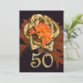 ゴールデンウェディングアニバーサリー招待状 招待状 (スタンド正面)