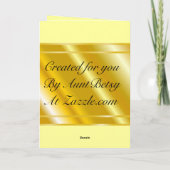 ゴールデンウェディングアニバーサリー カード (裏面)