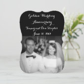 ゴールデンウェディングアニバーサリー 招待状 (スタンド正面)