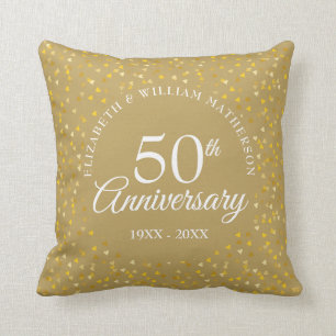 ゴールデンウェディング50周年記念ラブハート クッション