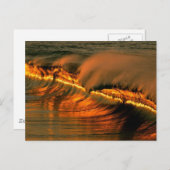 ゴールデンウェーブアットサンセット，メキシコ ポストカード (正面/裏面)