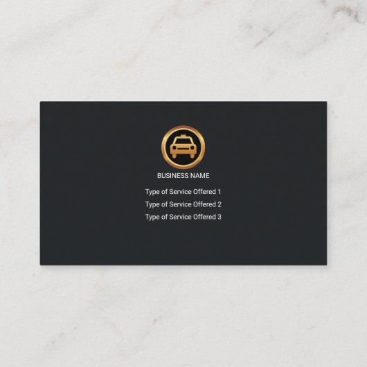 ゴールデンウェーブカーブシアンエレガントタクシグランジー 名刺 (裏面)