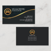 ゴールデンウェーブカーブシアンエレガントタクシグランジー 名刺 (正面/裏面)