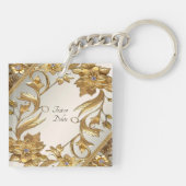 ゴールデンウェー離れブフローラキーチェーン キーホルダー (裏面)