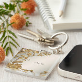 ゴールデンウェー離れブフローラキーチェーン キーホルダー (正面右)