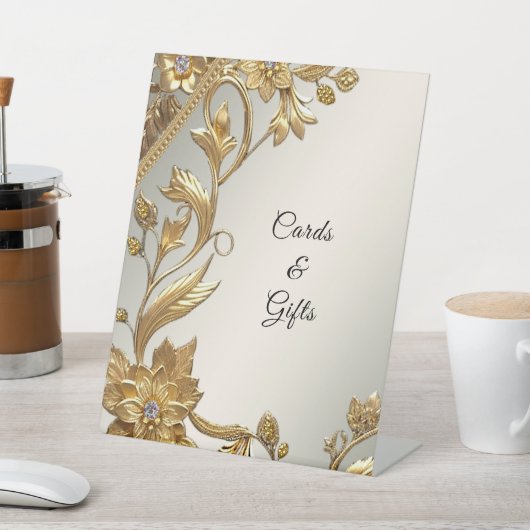 ゴールデンウェー離れブフローラ卓上シンボルや象徴 台座サイン (インサイチュ)