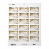 ゴールデンウェー離れブフローラ差出人住所ラベル ラベル (フルシート)