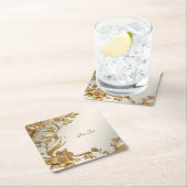 ゴールデンウェー離れブフローラ紙コースター スクエアペーパーコースター (インサイチュ)