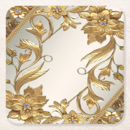 ゴールデンウェー離れブフローラ紙コースター スクエアペーパーコースター