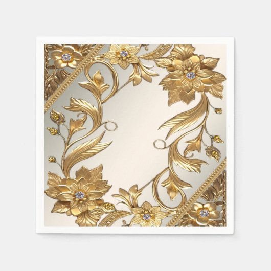 ゴールデンウェー離れブフローラ スタンダードカクテルナプキン (正面)