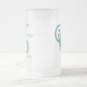 ゴールデンウエストポップモノグラムのマグ フロストグラスビールジョッキ (中央)