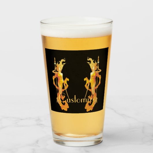 ゴールデンウォリアー女神サンダー_コーブ タンブラーグラス (ドリンク正面)
