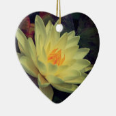 ゴールデンウォーターリリー2セラミックオーナメント セラミックオーナメント (右)