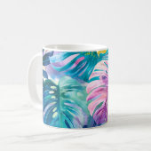 ゴールデンウォーター色トロピカル離れ楽園 コーヒーマグカップ (正面左)