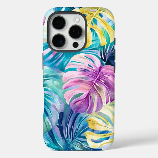 ゴールデンウォーター色トロピカル離れ楽園 Case-Mate iPhoneケース (裏面)
