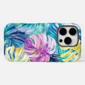 ゴールデンウォーター色トロピカル離れ楽園 Case-Mate iPhoneケース (裏面 (横))