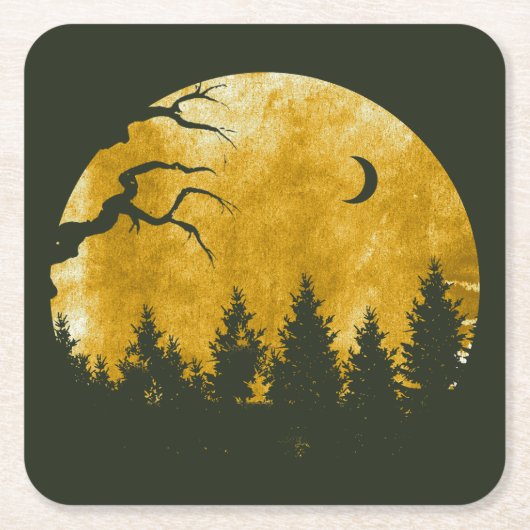 ゴールデンウッズ スクエアペーパーコースター (正面)