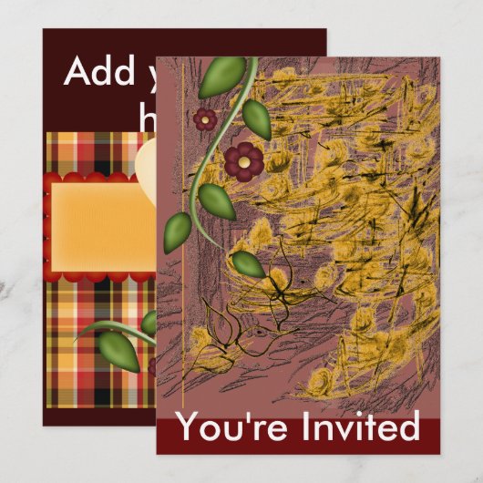 ゴールデンウッズ 招待状 (正面/裏面)