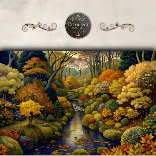 ゴールデンウッドランドガーデンストリームの切り離し 薄葉紙