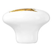 ゴールデンウルフヘッドセラミックノブ セラミックノブ (側面)