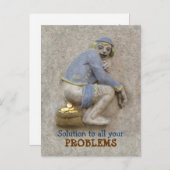 ゴールデンウンチ – はがき/招待状 インビテーションポストカード (正面/裏面)