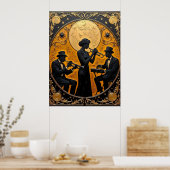 ゴールデンエイジジャズトリオ ポスター (キッチン)