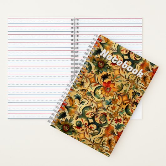 ゴールデンエイジボタニカルデザイン ノートブック (内側)