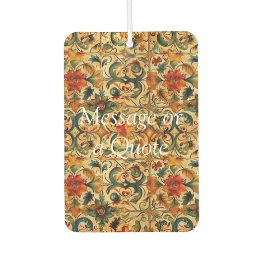 ゴールデンエイジ植物学 カーエアーフレッシュナー (正面)