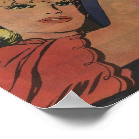 ゴールデンエイジ漫画アートオールロマンス ポスター (角)