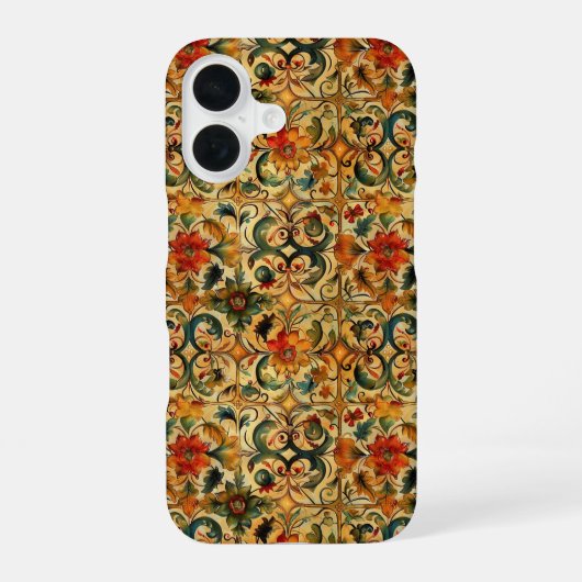 ゴールデンエイジ・ボタニカル iPhone 16ケース (裏面)