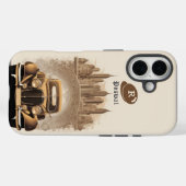 ゴールデンエイジ：マンハッタンのヴィンテージラグジュアリー Case-Mate iPhoneケース (裏面 (横))