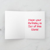 ゴールデンエイリアン誕生日カード カード (内部)