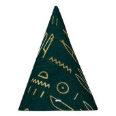 ゴールデンエジプト字タイポグラフィエジプト パーティーハット (右)