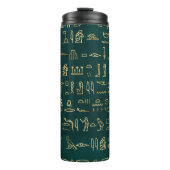 ゴールデンエジプト絵文字タイポグラフィエジプト タンブラー (正面)