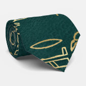 ゴールデンエジプト絵文字タイポグラフィエジプト ネクタイ (ロール)