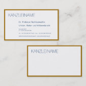 ゴールデンエッジ 名刺 (正面/裏面)