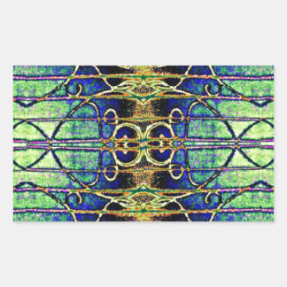 ゴールデンエッチング 長方形シール