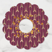 ゴールデンエッフェルタワー ワイングラスタグ (裏面)