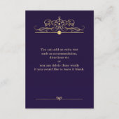 ゴールデンエフェクト紙吹雪披露宴カード エンクロージャーカード (裏面)