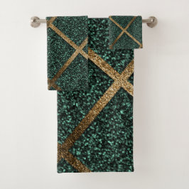 ゴールデンエメラルド玉浴用タオルセット バスタオルセット