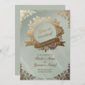 ゴールデンエレガンスの招待 招待状 (正面/裏面)