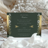 ゴールデンエレガンスアールヌーボーウェディングレセプション 箔招待状