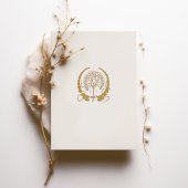 ゴールデンエレガンスアールヌーボームスリム結婚ズ 招待状