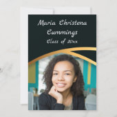 ゴールデンエレガンスクラス写真卒業4 招待状 (正面)