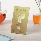 ゴールデンエレガンスサロンペデスタルサイン 台座サイン (インサイチュ)